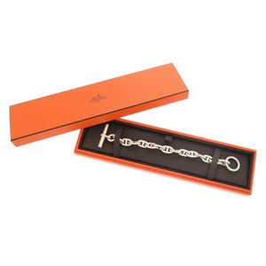 美品 エルメス シェーヌダンクル MM 14コマ シルバー925 ブレスレット 0503【中古】HERMES