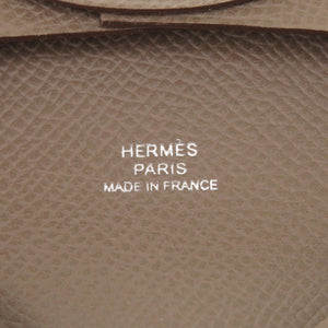 未使用 エルメス バスティア ヴォーエプソン エトゥープ W刻印(2024年製) コインケース 財布 0506 【中古】 HERMES エトープ