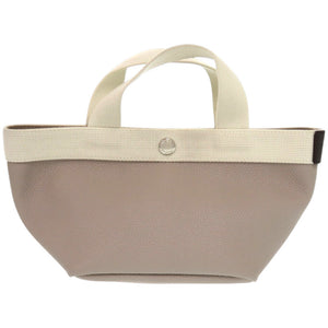 新品同様 エルベ シャプリエ リュクス舟型トートS 701GP PVC ベージュ ハンドバッグ 0543【中古】Herve Chapelier