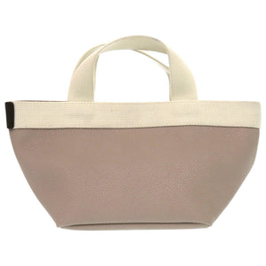 新品同様 エルベ シャプリエ リュクス舟型トートS 701GP PVC ベージュ ハンドバッグ 0543【中古】Herve Chapelier