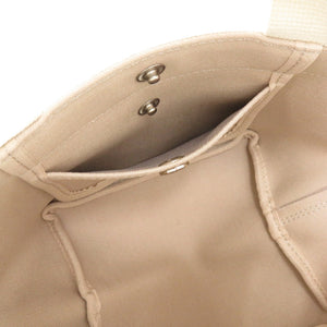 新品同様 エルベ シャプリエ リュクス舟型トートS 701GP PVC ベージュ ハンドバッグ 0543【中古】Herve Chapelier