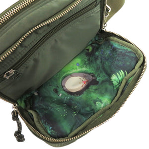 新品同様 吉田カバン PORTER×となりのトトロ ポーター 2way ジブリ 381-16305 アクリル ナイロンツイル カーキ 緑 ハンドバッグ 0544【中古】YOSHIDA & CO., LTD.