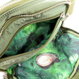 新品同様 吉田カバン PORTER×となりのトトロ ポーター 2way ジブリ 381-16305 アクリル ナイロンツイル カーキ 緑 ハンドバッグ 0544【中古】YOSHIDA & CO., LTD.