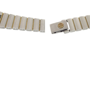 ダンヒル ミレニアム SS ホワイト 白文字盤 ゴールド シルバー クオーツ 腕時計 0551【中古】Dunhill