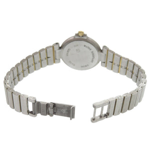 ダンヒル ミレニアム SS ホワイト 白文字盤 ゴールド シルバー クオーツ 腕時計 0551【中古】Dunhill