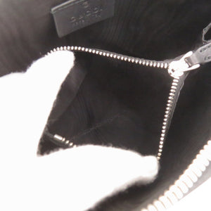 新品同様 グッチ × SEGA GUCCYプリント 511189 レザー ブラック ゴールド ショルダーバッグ 0558【中古】GUCCI