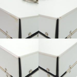 美品 サルヴァトーレフェラガモ ガンチーニ AU-21 6717 アルミ シルバー ショルダーバッグ 0564【中古】Salvatore Ferragamo