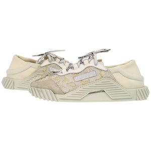 新品同様 ドルチェアンドガッバーナ NS1 スリッポン キッズ レース ナイロン 約20cm 白 スニーカー 0577【中古】DOLCE&GABBANA