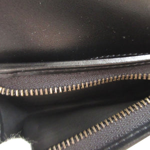 新品同様 グッチ 466492 レザー ブラック 黒 2つ折り財布 財布 0583【中古】GUCCI