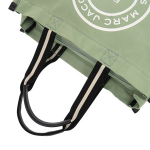 未使用品 マークジェイコブス ロゴ ディスク キャンバス グリーン 緑 トートバッグ 0600【中古】MARC JACOBS