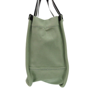 未使用品 マークジェイコブス ロゴ ディスク キャンバス グリーン 緑 トートバッグ 0600【中古】MARC JACOBS