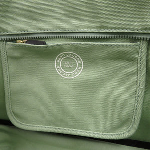 未使用品 マークジェイコブス ロゴ ディスク キャンバス グリーン 緑 トートバッグ 0600【中古】MARC JACOBS
