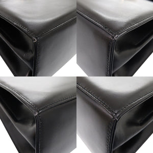 美品 サルヴァトーレフェラガモ ガンチーニ AQ-212193 レザー ブラック 黒 ハンドバッグ 0608【中古】Salvatore Ferragamo