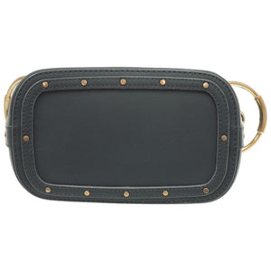 新品同様 クロエ 2way クロエ ロイ ミニバケット 01-19-75-65 レザー グリーン 緑 ハンドバッグ 0609【中古】Chloe