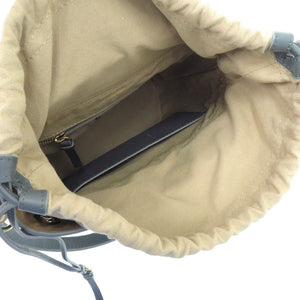 新品同様 クロエ 2way クロエ ロイ ミニバケット 01-19-75-65 レザー グリーン 緑 ハンドバッグ 0609【中古】Chloe