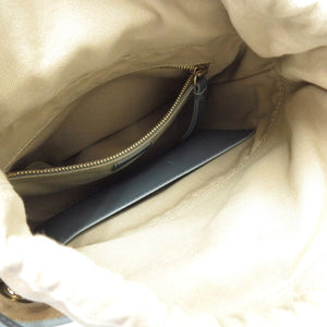 新品同様 クロエ 2way クロエ ロイ ミニバケット 01-19-75-65 レザー グリーン 緑 ハンドバッグ 0609【中古】Chloe