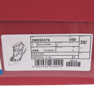 未使用 ヴァレンティノ ガラヴァーニ ロックスタッズ ポインテッドトゥ 2W0S376 22.5cm レザー パウダー ベージュ パンプス 0619【中古】Valentino Garavani