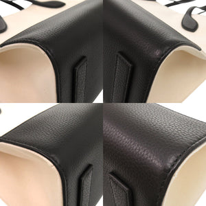 未使用品 バリー Bar WAE02X CV084 キャンバス レザー ゴールド金具 ブラック 黒 トートバッグ 0623【中古】BALLY