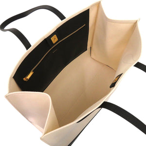 未使用品 バリー Bar WAE02X CV084 キャンバス レザー ゴールド金具 ブラック 黒 トートバッグ 0623【中古】BALLY