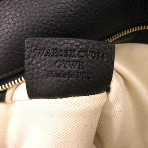 未使用品 バリー Bar WAE02X CV084 キャンバス レザー ゴールド金具 ブラック 黒 トートバッグ 0623【中古】BALLY