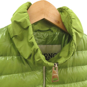 美品 ヘルノ ダウンベスト 2ポケット 42PI001433D ダウン フェザー グリーン 0642【中古】Herno