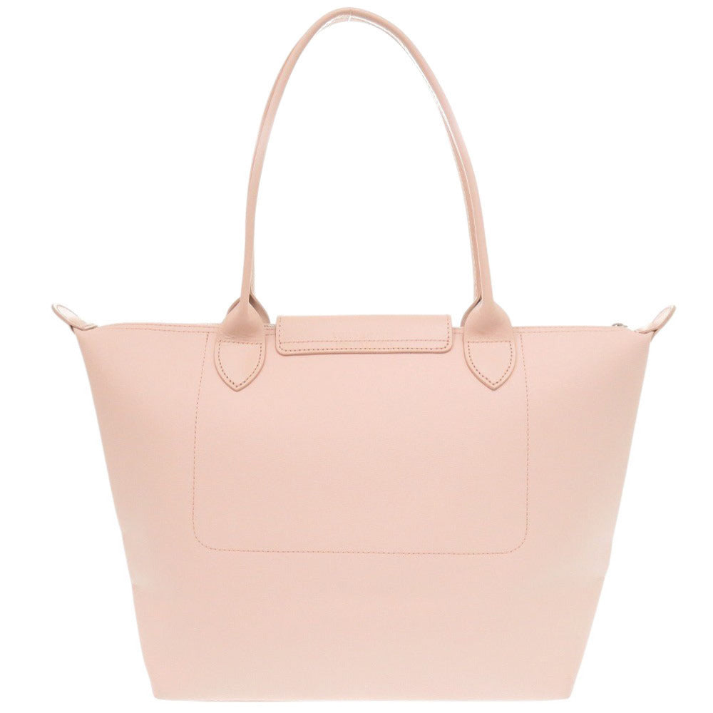 新品同様 ロンシャン ル プリアージュ シティ コーティングキャンバス ピンク トートバッグ 0643【中古】Longchamp