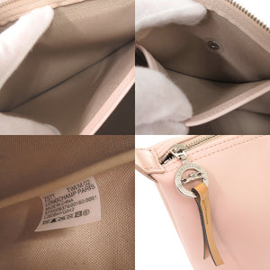 新品同様 ロンシャン ル プリアージュ シティ コーティングキャンバス ピンク トートバッグ 0643【中古】Longchamp