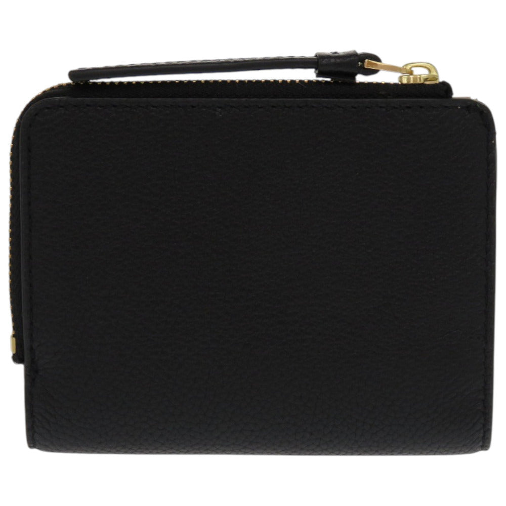 新品同様 トリーバーチ マックグロー 158904 001 レザー ブラック 黒 二つ折り財布 0666【中古】Tory Burch