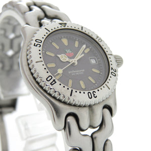 タグホイヤー セル デイト WG1313-2 SS グレー クオーツ 腕時計 0667【中古】TAG HEUER