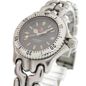 タグホイヤー セル デイト WG1313-2 SS グレー クオーツ 腕時計 0667【中古】TAG HEUER