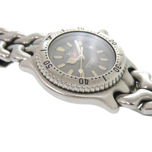 タグホイヤー セル デイト WG1313-2 SS グレー クオーツ 腕時計 0667【中古】TAG HEUER