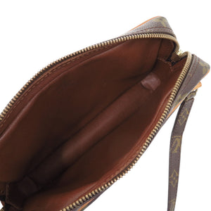 ルイ ヴィトン マルリーバンドリエール モノグラム M51828 モノグラムキャンバス ブラウン LV 茶 ショルダーバッグ 0675【中古】LOUIS VUITTON