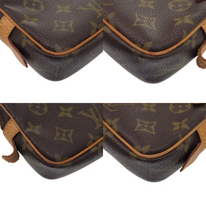 ルイ ヴィトン マルリーバンドリエール モノグラム M51828 モノグラムキャンバス ブラウン LV 茶 ショルダーバッグ 0675【中古】LOUIS VUITTON