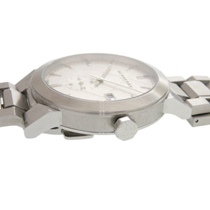 美品 バーバリー BU9900 SS シルバー クオーツ 腕時計 0684【中古】BURBERRY