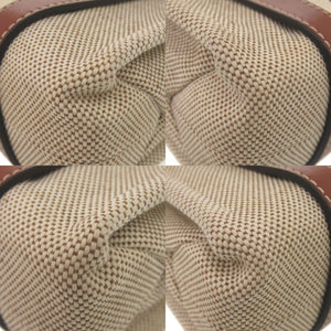 美品 クロエ ウッディ スモール トートバッグ CHC21US385E6690U レザー/コットン ベージュ ハンドバッグ 0687【中古】Chloe