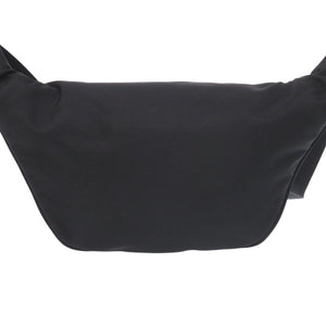 美品 バレンシアガ 482389 ナイロン ブラック ボディバッグ 黒 0721【中古】BALENCIAGA