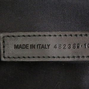 美品 バレンシアガ 482389 ナイロン ブラック ボディバッグ 黒 0721【中古】BALENCIAGA