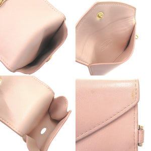 美品 トッズ スマートフォン カード イヤホン Tタイムレス カーフレザー ベビーピンク その他小物 0723【中古】TOD’S