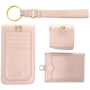 美品 トッズ スマートフォン カード イヤホン Tタイムレス カーフレザー ベビーピンク その他小物 0723【中古】TOD’S