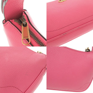 未使用品 グッチ アフロディーテ 739076 レザー ピンク ミニ ショルダーバッグ ハンドバッグ 0753【中古】GUCCI