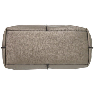 トッズ カーフレザー グレー トートバッグ 0754【中古】TOD’S