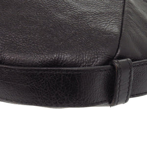 美品 イヴ サンローラン モンバサ レザー ブラック ハンドバッグ 黒 0780【中古】YVES SAINT LAURENT