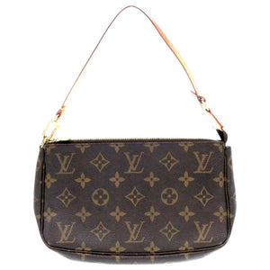 ルイ ヴィトン ポシェット アクセソワール モノグラム M51980 モノグラムキャンバス ブラウン ポーチ LV 0785【中古】LOUIS VUITTON