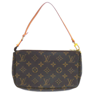 ルイ ヴィトン ポシェット アクセソワール モノグラム M51980 モノグラムキャンバス ブラウン ポーチ LV 0785【中古】LOUIS VUITTON