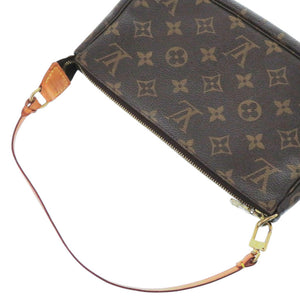 ルイ ヴィトン ポシェット アクセソワール モノグラム M51980 モノグラムキャンバス ブラウン ポーチ LV 0785【中古】LOUIS VUITTON