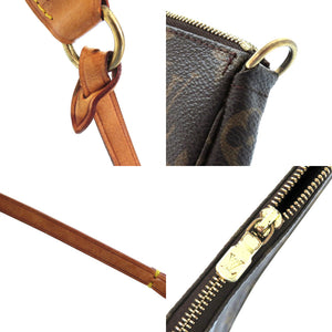 ルイ ヴィトン ポシェット アクセソワール モノグラム M51980 モノグラムキャンバス ブラウン ポーチ LV 0785【中古】LOUIS VUITTON