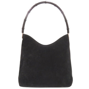 グッチ ワンショルダー 001 3244 002122 スウェード ブラック ショルダーバッグ 黒 0792【中古】GUCCI
