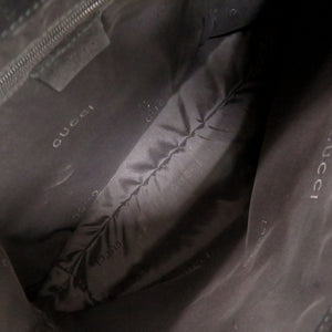 グッチ ワンショルダー 001 3244 002122 スウェード ブラック ショルダーバッグ 黒 0792【中古】GUCCI