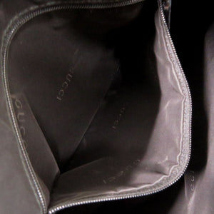 グッチ ワンショルダー 001 3244 002122 スウェード ブラック ショルダーバッグ 黒 0792【中古】GUCCI