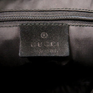グッチ ワンショルダー 001 3244 002122 スウェード ブラック ショルダーバッグ 黒 0792【中古】GUCCI
